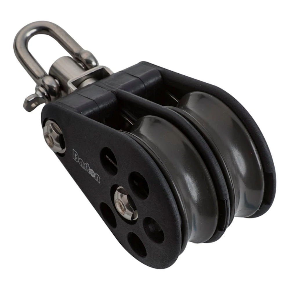 Barton Size 5 Plain Bearing Pulley Block Double Block Swivel