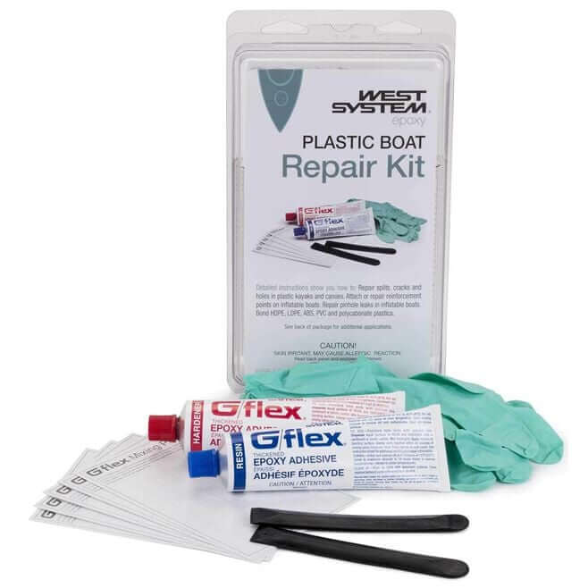 WEST SYSTEM Gflex 655-K Plastic Boat Repair Kit marine epoxy system