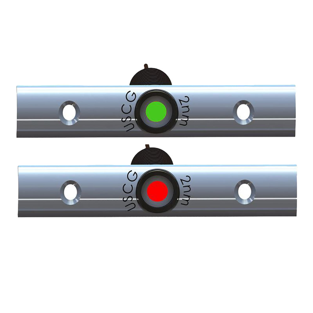 TACO Rub Rail Mounted LED Navigation Light Set starboard 4 inch marine light