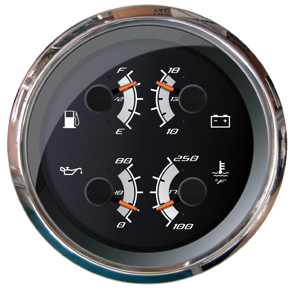 Faria Platinum Multifunction Gauge Fuel Oil Volt Temp 4 Inch
