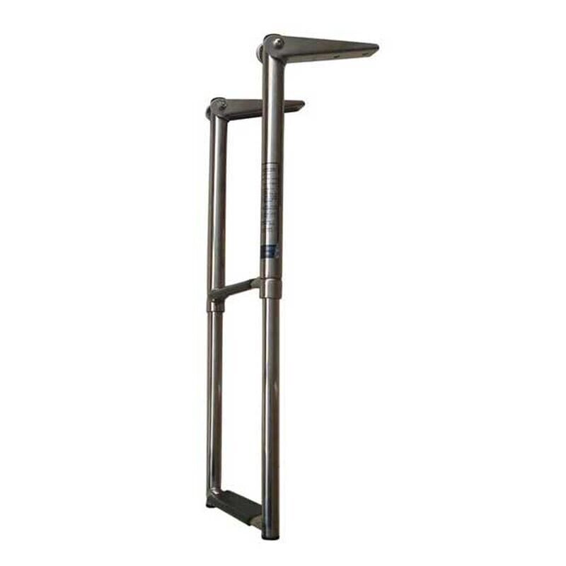 WEST MARINE 2-Step Over Platform Telescoping Swim Ladder Model # 12868725