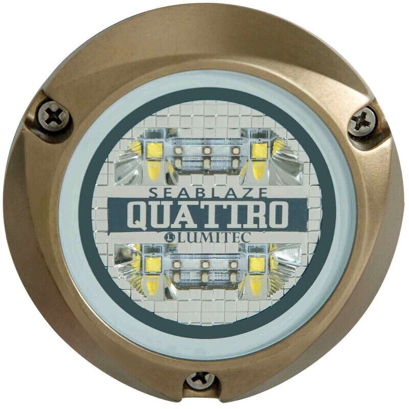 LUMITEC LIGHTING SeaBlaze Quattro LED Underwater Light, Spectrum Full Color