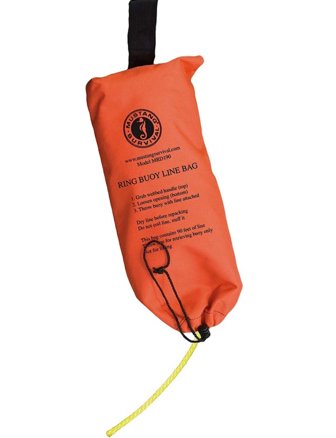 Enhance Safety Onboard with the Mustang Ring Buoy Throw Bag