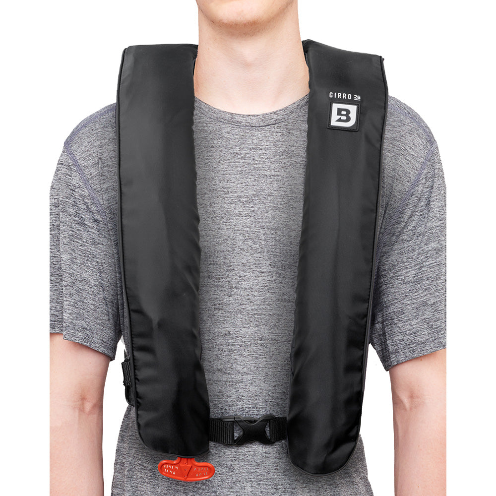 Bluestorm Cirro 26 Auto/Manual Type V Inflatable PFD - Apex Black [BS-SL6FA-22-BLK]