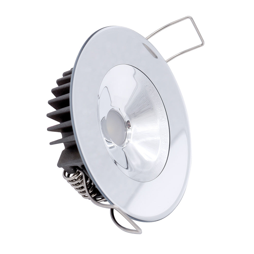 Lumitec Illusion Flush Mount LED Down Light - Spectrum RGBW - Cool White - Mirrored Housing [117147]