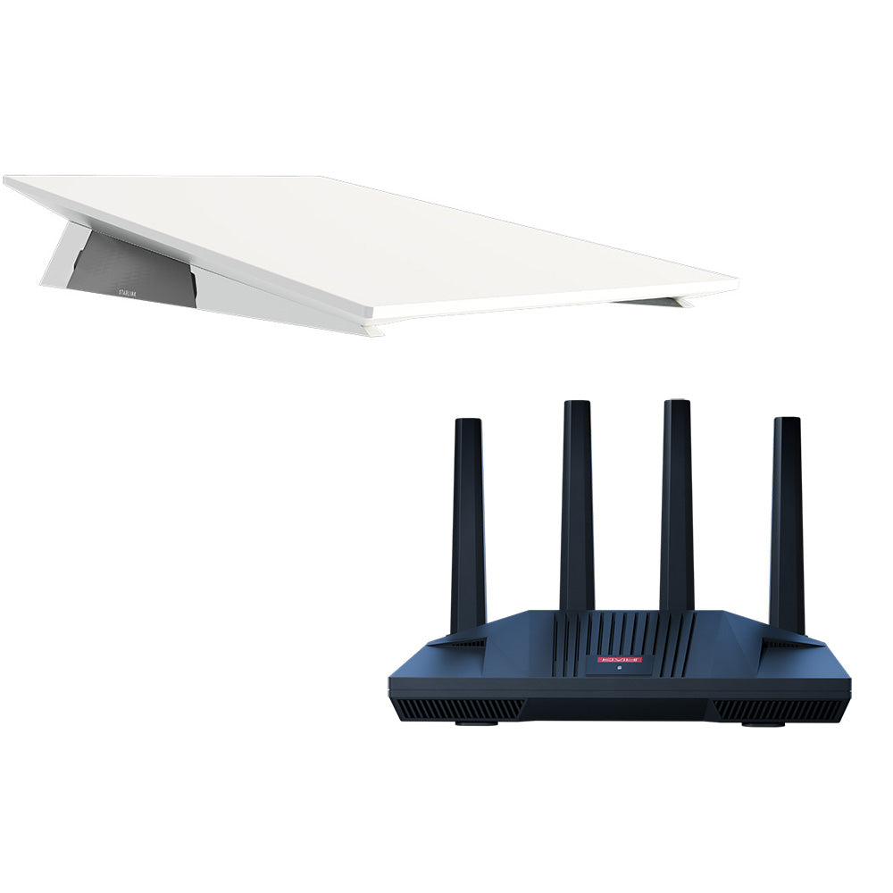 KVH Starlink Performance Gen 3 Kit wedge mount marine internet system