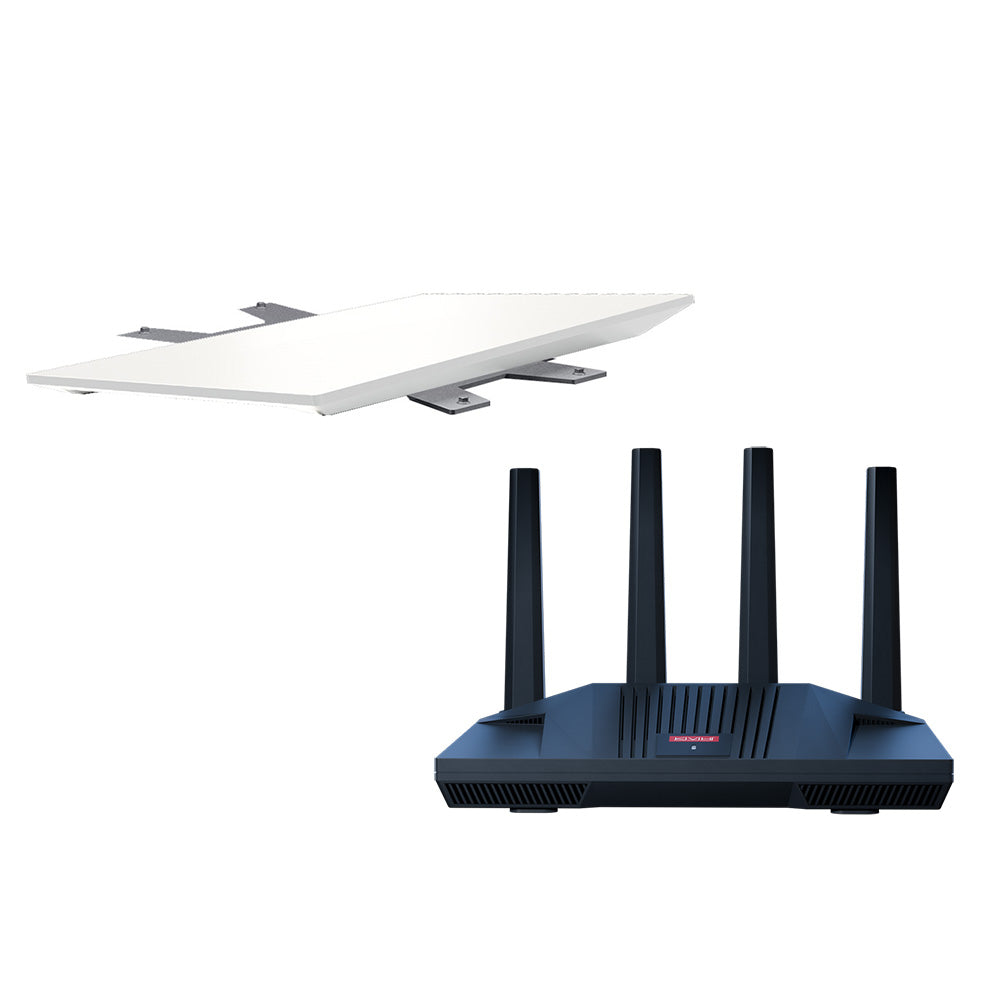 KVH Starlink Performance Gen 3 Kit flat mount marine internet system