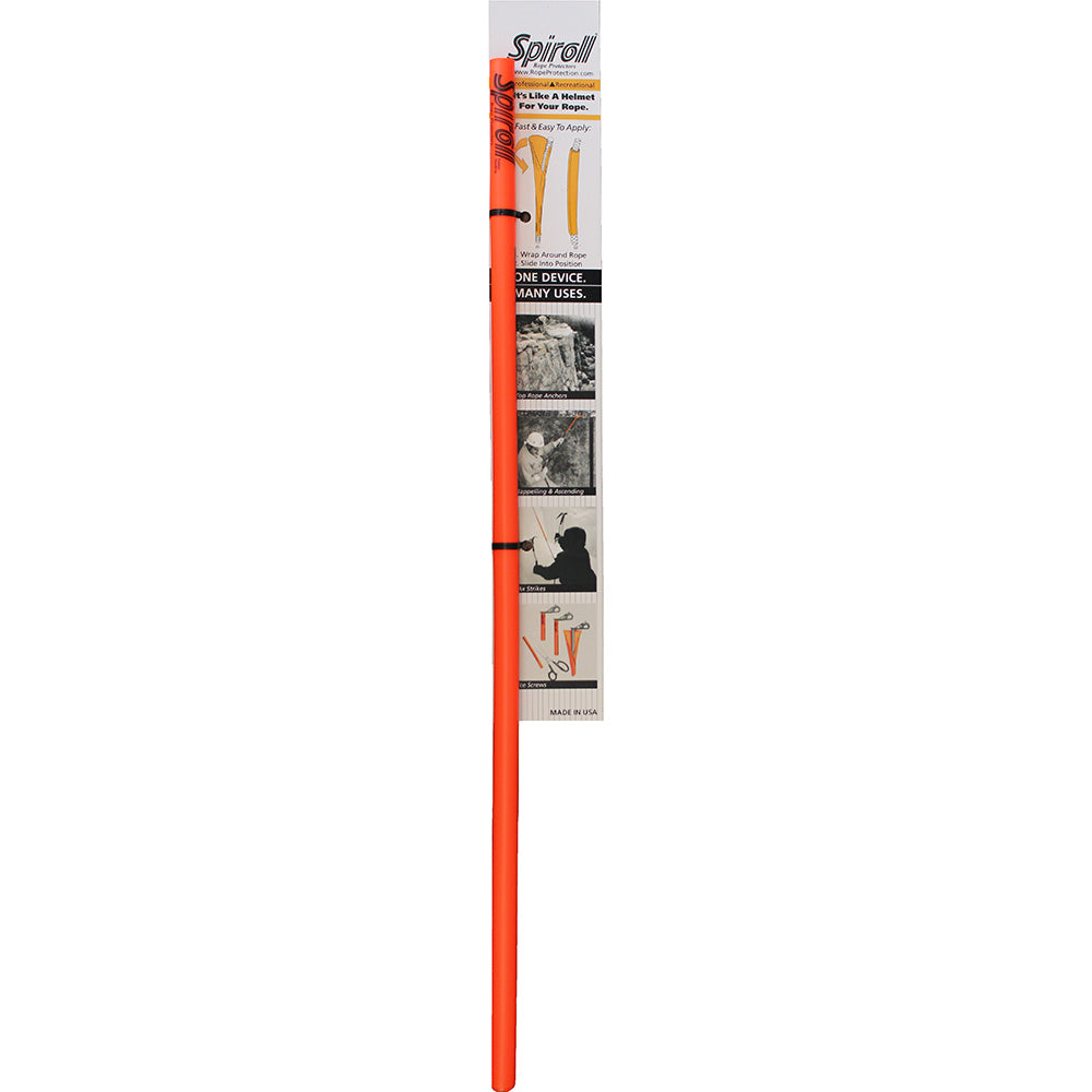 Spiroll Rope Protector orange for marine lines 1/2 inch and greater