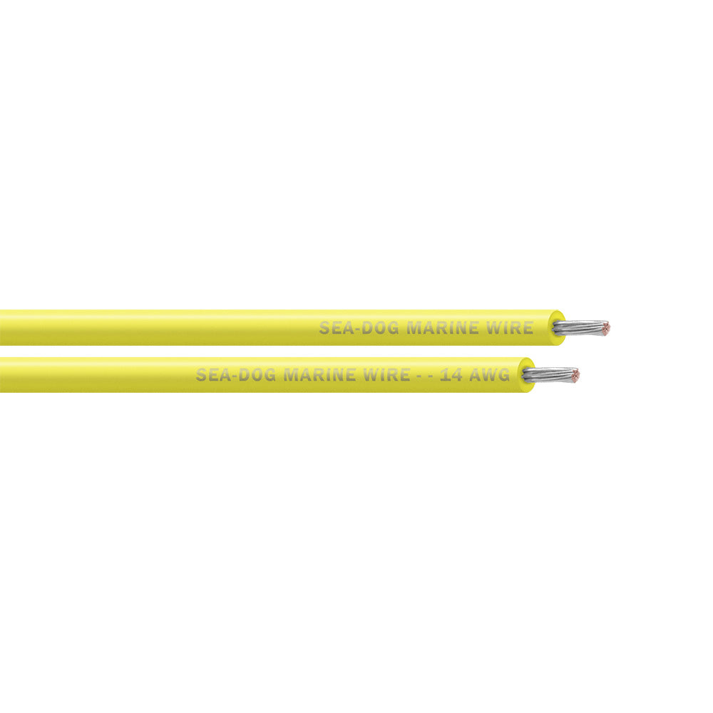 Sea-Dog 14 AWG Yellow Primary Wire - 250' [8014034]