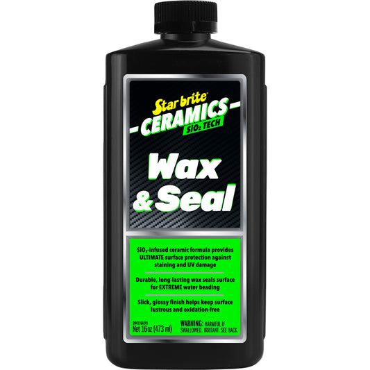 marine ceramic wax sealant star brite green apple 16 oz bottle