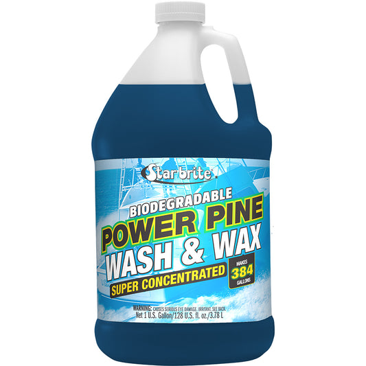 Star Brite boat wash pine wax concentrate 1 gallon container