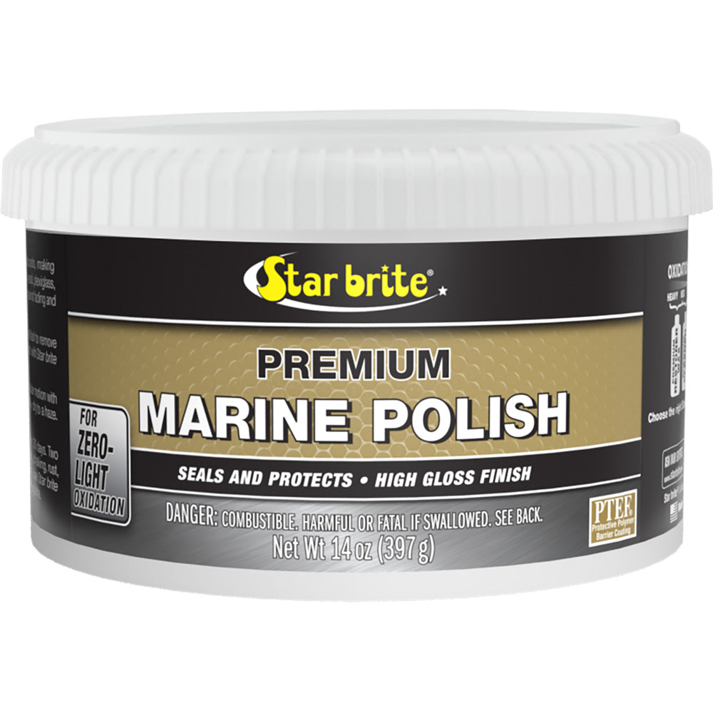 star brite marine polish 14 oz bottle star brite marine polish UV protection formula star brite marine polish high gloss boat finish