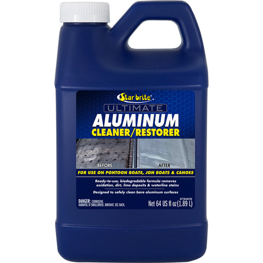 marine aluminum cleaner restorer star brite 64 oz bottle