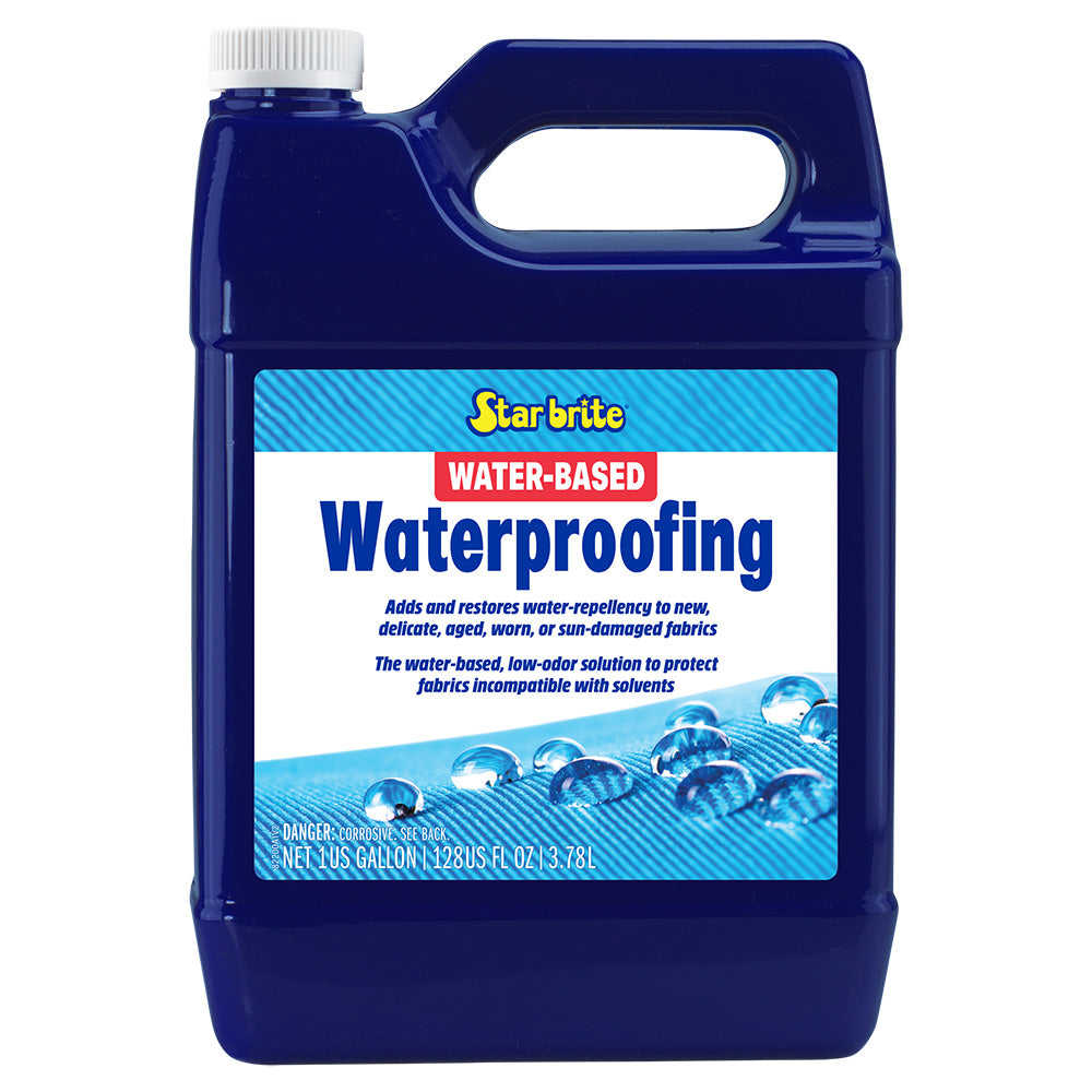 star brite fabric waterproofing spray 1 gallon container star brite water based waterproofing fabric protectant large size star brite waterproofing spray for boat covers canvas cushions