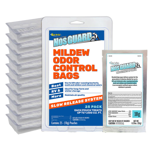Star brite NosGUARD Mildew Odor Control Bags Slow Release System *25-Pack [89924]