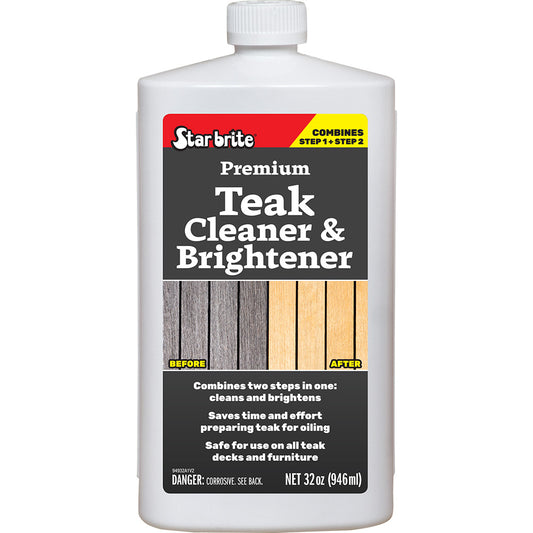 Star Brite teak cleaner brightener marine wood 32 oz bottle