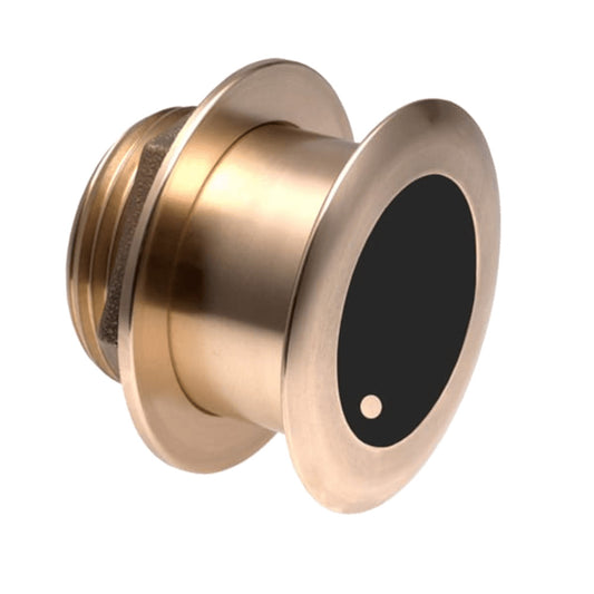 airmar b164 bronze thru hull transducer 1kw 50 200 khz tilted element