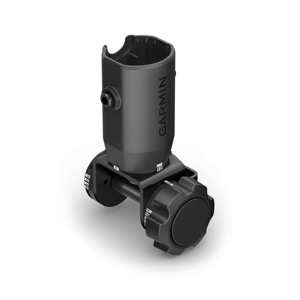 Garmin Adjustable Perspective Bottom Mount for LiveScope Transducers [010-13404-70] unit showcasing adjustable viewing angles.
