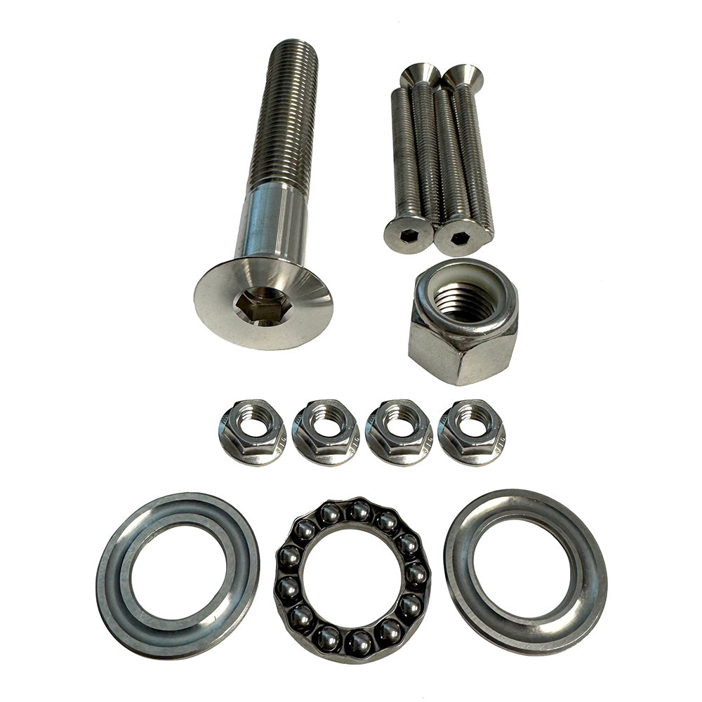 sea swivel replacement mount hardware kit 5 inch bolt sea swivel mount hardware kit marine replacement parts sea swivel mounting kit bolt nut bearing marine use