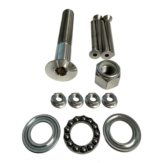 sea swivel replacement mount hardware kit 5 inch bolt sea swivel mount hardware kit marine replacement parts sea swivel mounting kit bolt nut bearing marine use