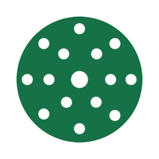 RUPES PROCUT Film Abrasive Discs 150mm (6") - 15 Holes - P1200 Grit *Box of 50pcs [9.45FD1200]