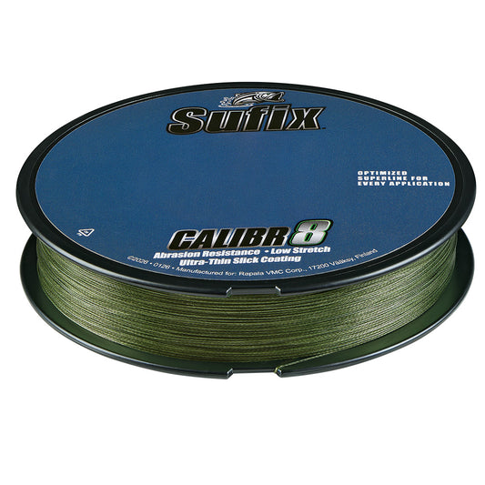 Sufix Calibr8 Braid 150yds 8lb - Low Vis Green [694-008G]