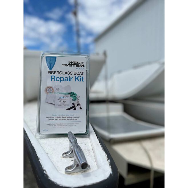 West System 105-K fiberglass boat repair kit