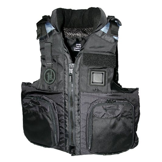 First Watch AV-800 Four Pocket Flotation Vest - Black - Small to Medium [AV-800-BK-S/M]