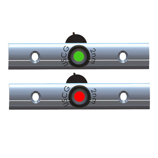 TACO Rub Rail Mounted LED Navigation Light Set starboard 4 inch marine light