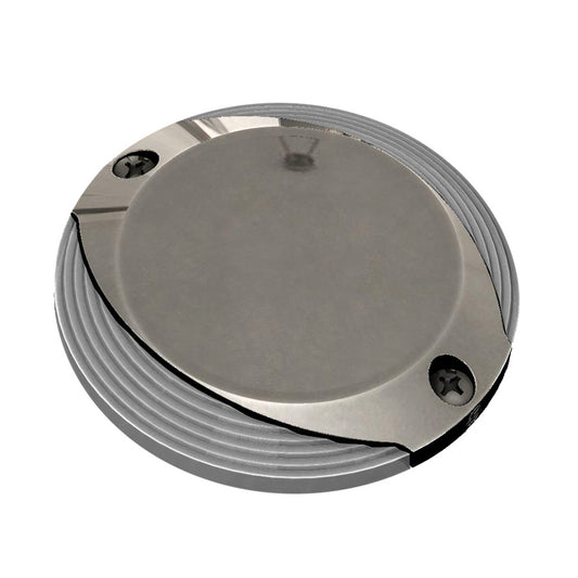 Lumitec Scallop Pathway Light - Warm White - Stainless Steel Housing [101629]