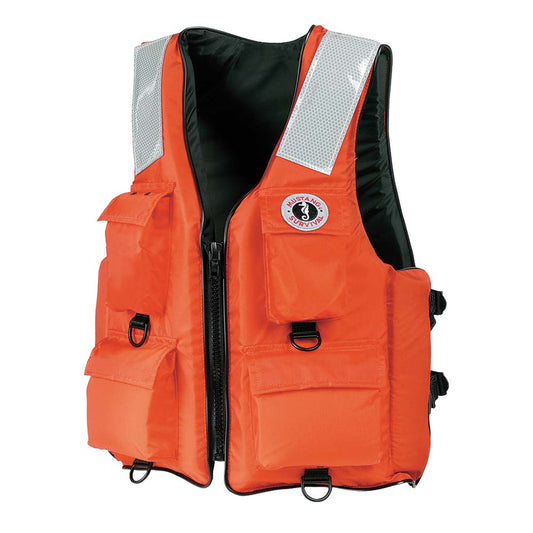 Mustang 4-Pocket Flotation Vest - Orange - XXXL - 7XL [MV3128T2-2-7XL-216]