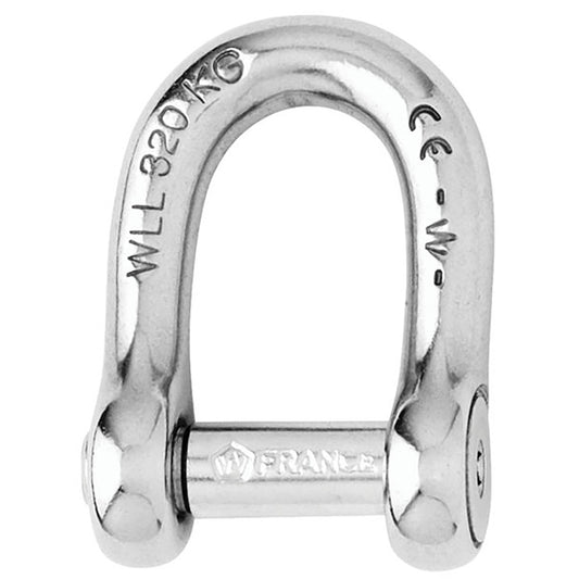 Wichard Self-Locking Allen Head Pin D Shackle - 10mm Diameter - 13/32" [01305]