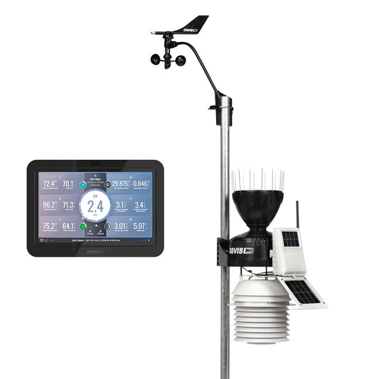 Davis Vantage Pro2 Wireless Weather Station w/WeatherLink Console  24hr Fan Aspirated Radiation Shield [6253]