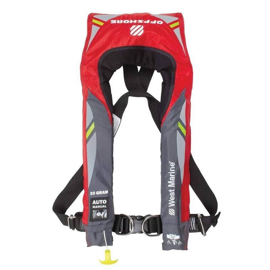 WEST MARINE All Clear Offshore Inflatable Life Jacket with Harness